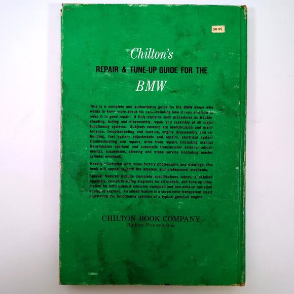 BMW 1500 1600 2002 1959-1970 Shop Service Engine Repair Manual Diagrams 1971 HC - Picture 7 of 7